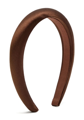 Jennifer Behr Tori padded headband - Brown