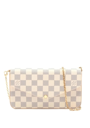 Louis Vuitton Pre-Owned 2020 Elicie Damier Azur cross body bag - White