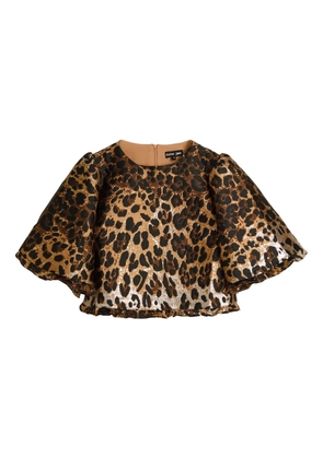 Sister Jane leopard blouse - Brown