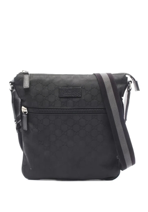 Gucci Pre-Owned GG-motif shoulder bag - Black