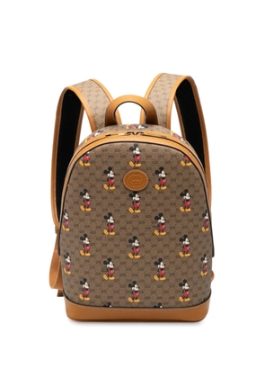 Gucci Pre-Owned 2016-2025 Disney Small Micro GG Supreme Mickey Mouse Dome backpack - Brown