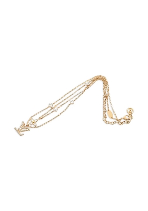 Louis Vuitton Pre-Owned 2025 rhinestone-embellishment necklaces - Gold