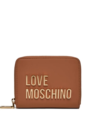 Love Moschino logo wallet - Brown