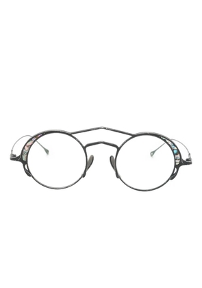 Rigards round-frame glasses - Black