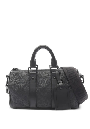 Louis Vuitton Pre-Owned 2021 Keepall 25 leather handbag - Black