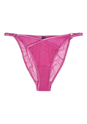 Fleur Of England Lola mesh panel brief - Pink