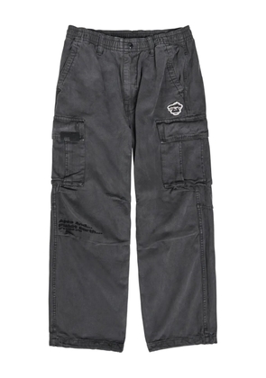 AAPE BY *A BATHING APE® elasticated-waist cargo trousers - Grey