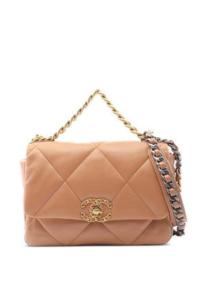 CHANEL Pre-Owned 2020s 19 Dizeneuf Matelasse tote bag - Neutrals