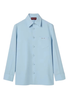 Gucci Pocket Skinny Shirt - Blue