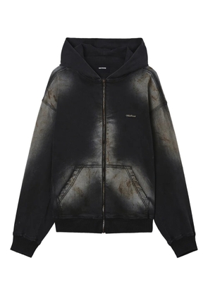 We11done zip-up hoodie - Black