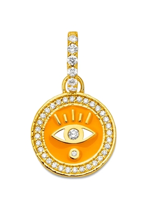 BUDDHA MAMA diamond clementine evil eye pendant - Gold
