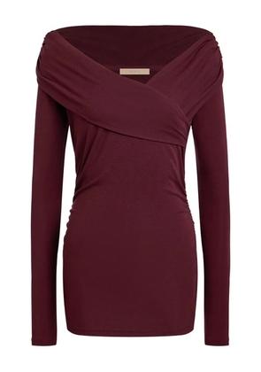 12 STOREEZ off-shoulder top - Red