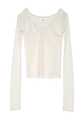 Muller Of Yoshiokubo layered-design top - Neutrals