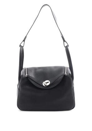 Hermès Pre-Owned 2023 Lindy leather shoulder bag - Black