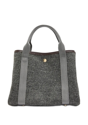 Rue De Verneuil handle herringbone tote bag - Grey