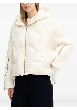 TWINSET hooded full-zip jacket - Neutrals