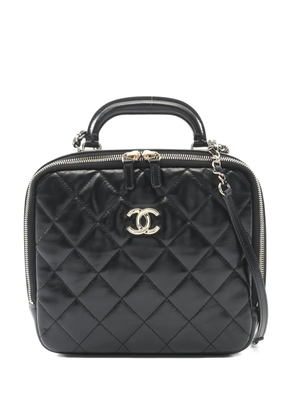 CHANEL Pre-Owned 2020s quilted chain shoulder bag - Black
