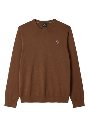 PS Paul Smith zebra-appliqué sweater - Green