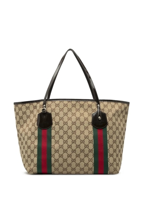 Gucci Pre-Owned 2000-2015 GG Canvas Web Jolie tote bag - Brown