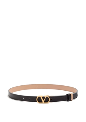 Valentino Garavani logo-buckle reversible belt - Black