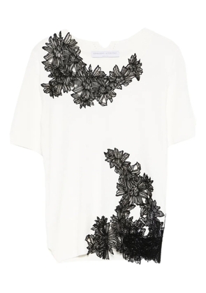 Ermanno Scervino floral T-shirt - White