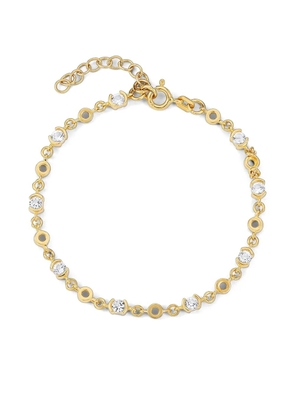 V JEWELLERY circular-detail bracelet - Gold