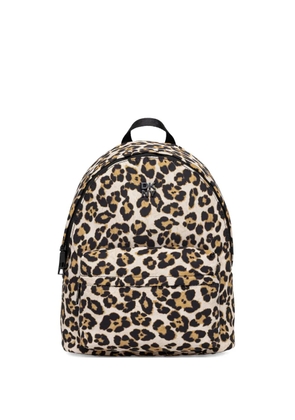 DKNY leopard-print backpack - Brown