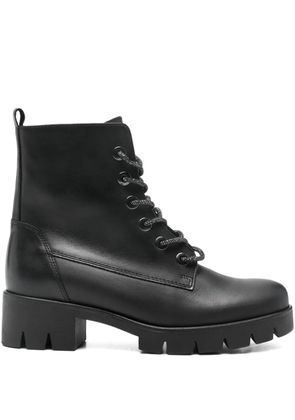 GABOR lace-up booties - Black