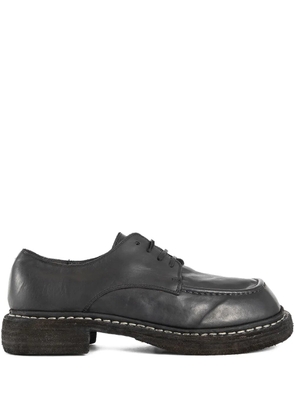 Guidi leather Derby shoes - Black