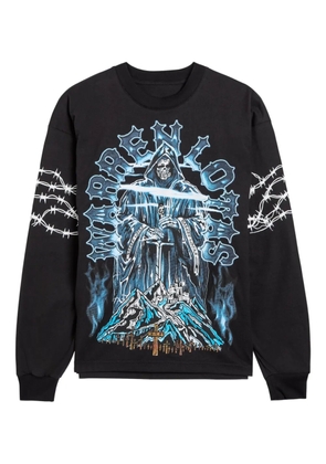 Warren Lotas Barbed wire graphic-print T-shirt - Black