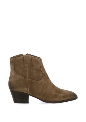 Ash leather ankle boots - Brown