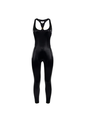 Elisabetta Franchi vinyl jumpsuit - Black