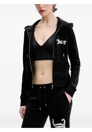 Juicy Couture rhinestone-embellished hoodie - Black