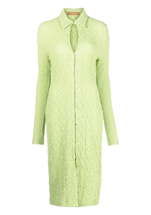 Rejina Pyo Sana textured-finish midi dress - Green