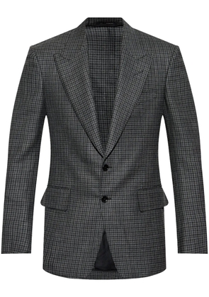 TOM FORD checked blazer - Grey