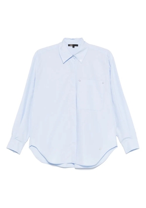 Maje long poplin shirt - Blue