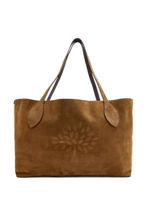 Mulberry tree-motif tote bag - Brown
