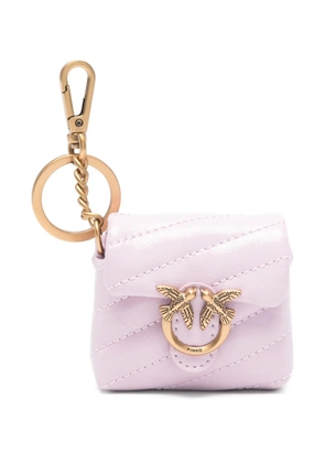 PINKO bird-embellishment keyring