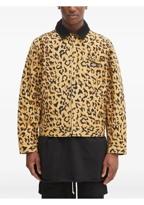 WACKO MARIA x Dickies animal-print corduroy jacket - Neutrals
