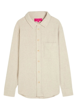 The Elder Statesman buttoned pocket overshirt - Neutrals