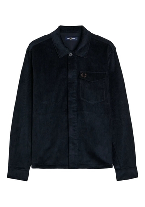Fred Perry chest-pocket corduroy shirt jacket - Blue