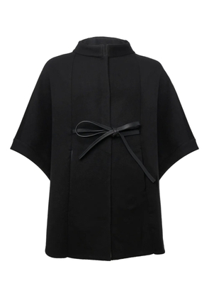 FRANZESE COLLECTION belted cape - Black