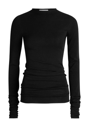 ARMARIUM Sita ruched top - Black
