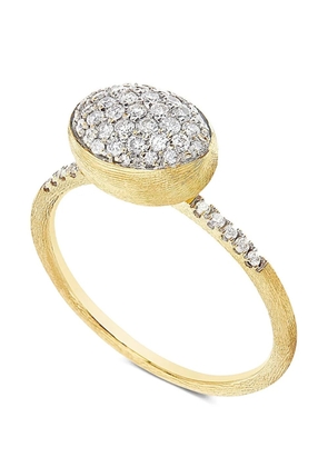 NANIS 18K yellow gold small Elite diamond ring