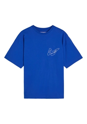 PICANTE embroidered-detail T-shirt - Blue