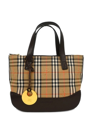 Burberry Pre-Owned 1990-2000s house check tote bag - Neutrals