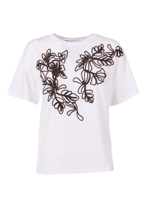 ERMANNO FIRENZE embroidered T-shirt - White