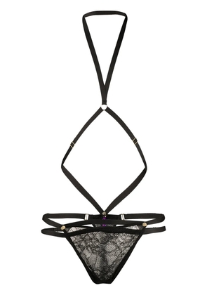 Maison Close removable harness thong - Black