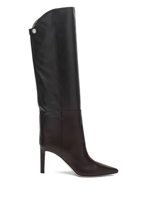 Jimmy Choo 85mm pointed-toe boots - Brown