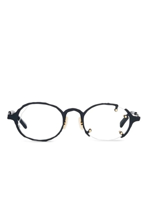 Masahiro Maruyama round-frame glasses - Black